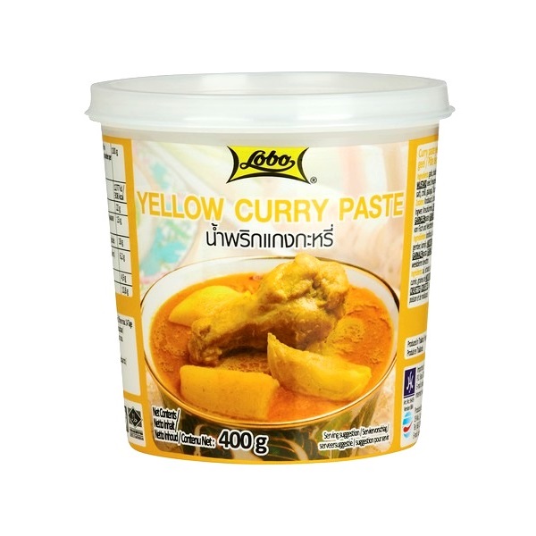 Yellow curry paste - Lobo 400 g.